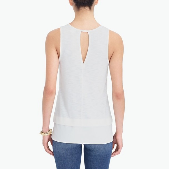 J. Crew Factory Drapey Tank Top with Silky Hem - Picture 9 of 9